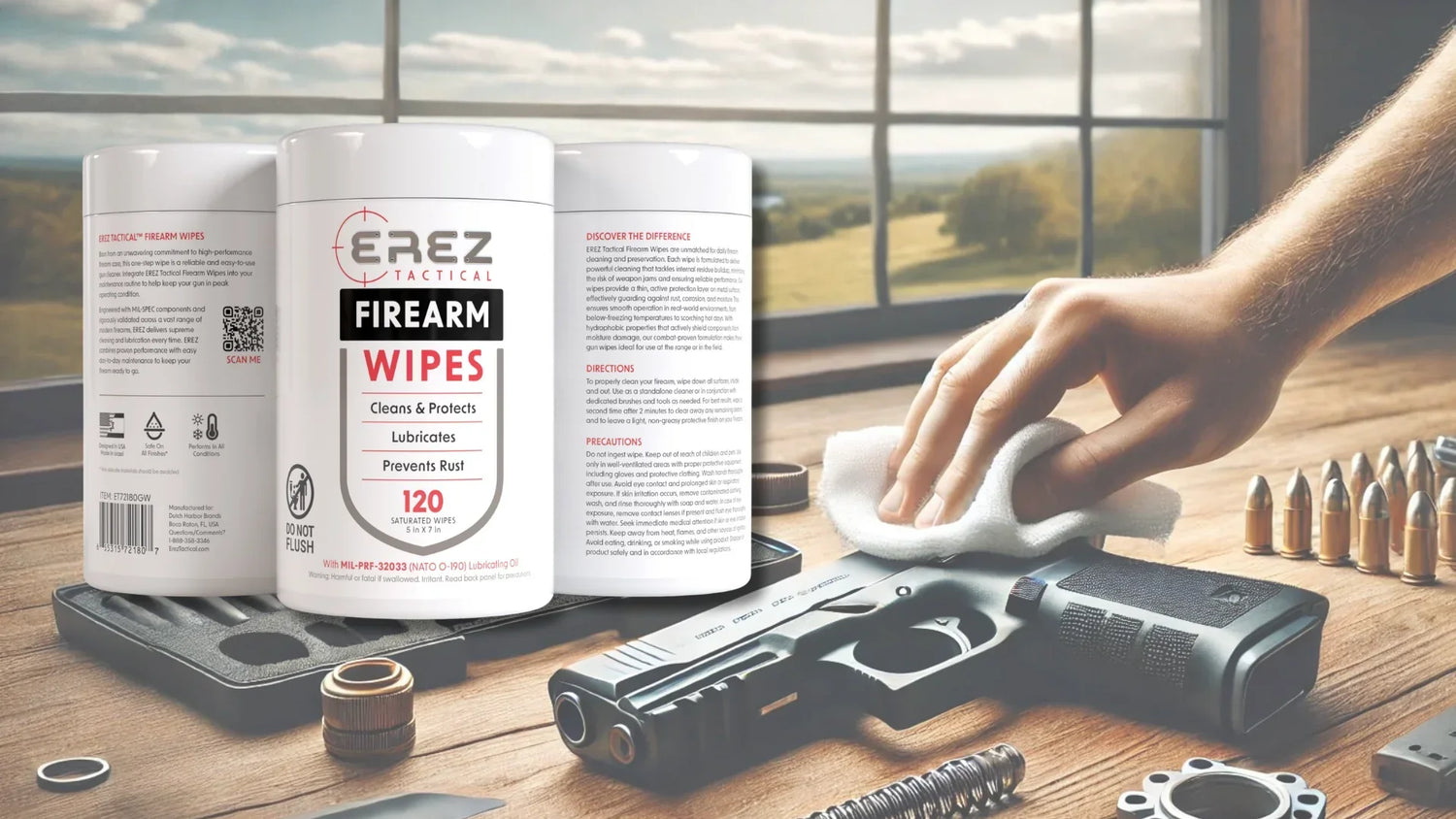 Maintain Guns with Safety: The Best Wipes for a Clean and Reliable Firearm