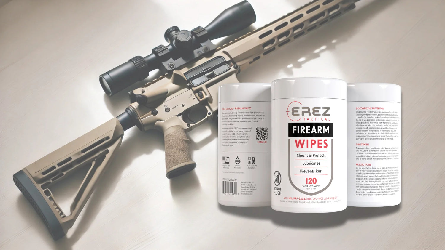 Best Gun Cleaning Wipes: How Erez Tactical CLP Wipes Keep Your Firearm Pristine