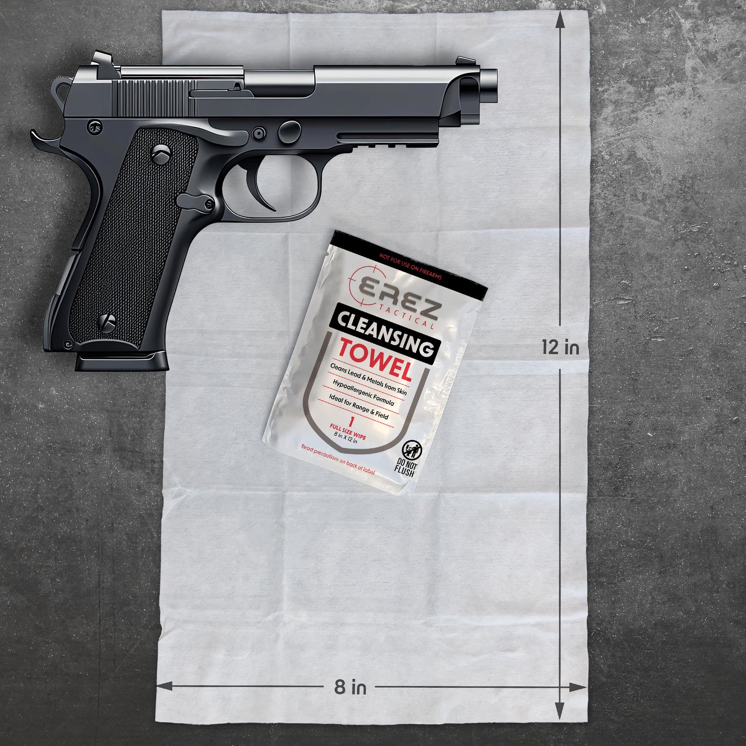 EREZ Tactical® Ultimate Field Combo | Gun CLP and Lead Removing Body Wipes Bundle