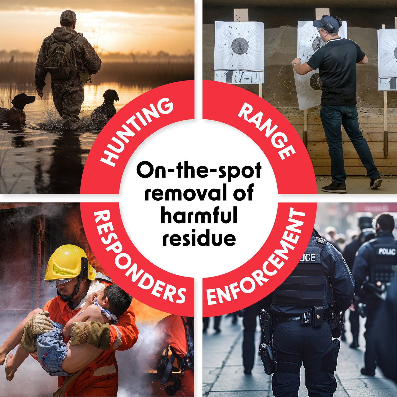 EREZ Tactical® Ultimate Field Combo | Gun CLP and Lead Removing Body Wipes Bundle