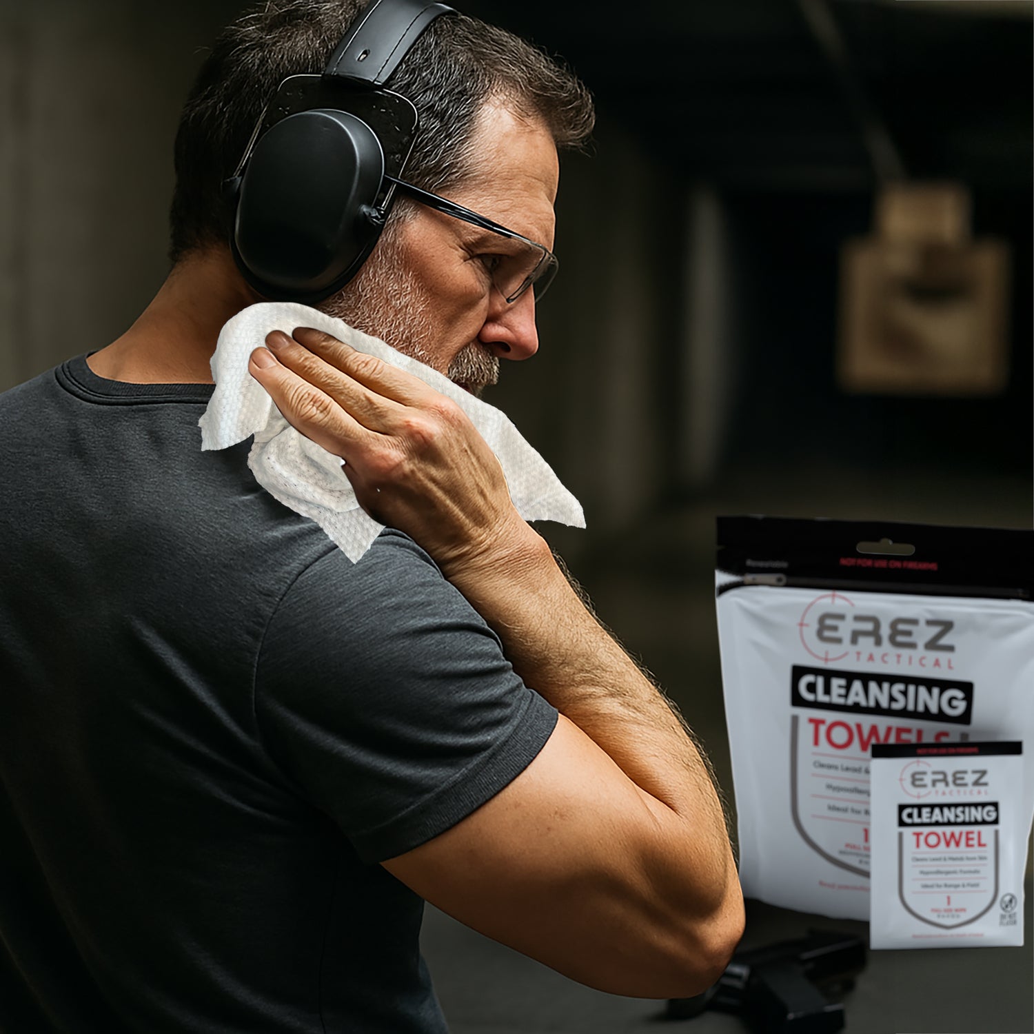 EREZ Tactical® Lead Removing XL Body Wipes - 12 Count