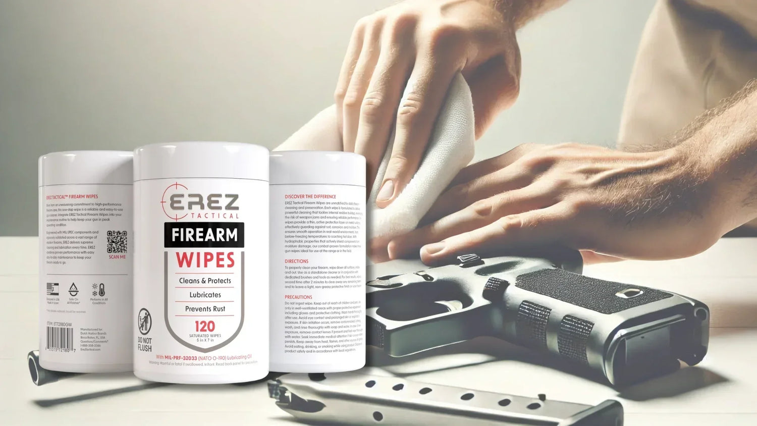 Before Asking ‘Where Do You Check the Serial Number of a Firearm,’ Make Sure You’re Using Gun Cleaning Wipes for Proper Maintenance