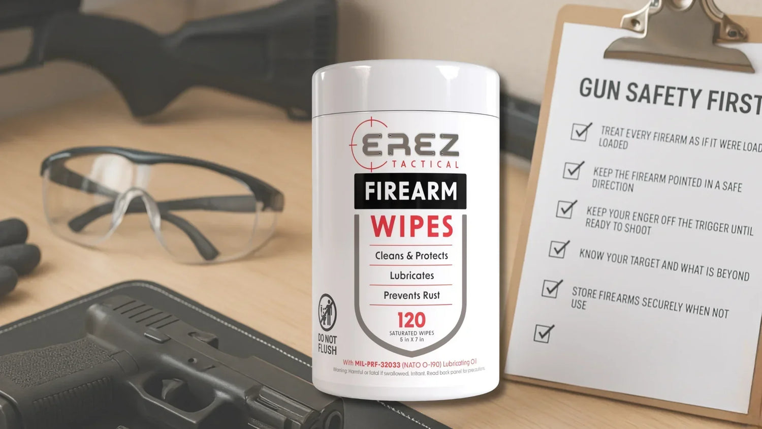 Gun Safety Starts with Maintenance: Why Cleaning Wipes Matter